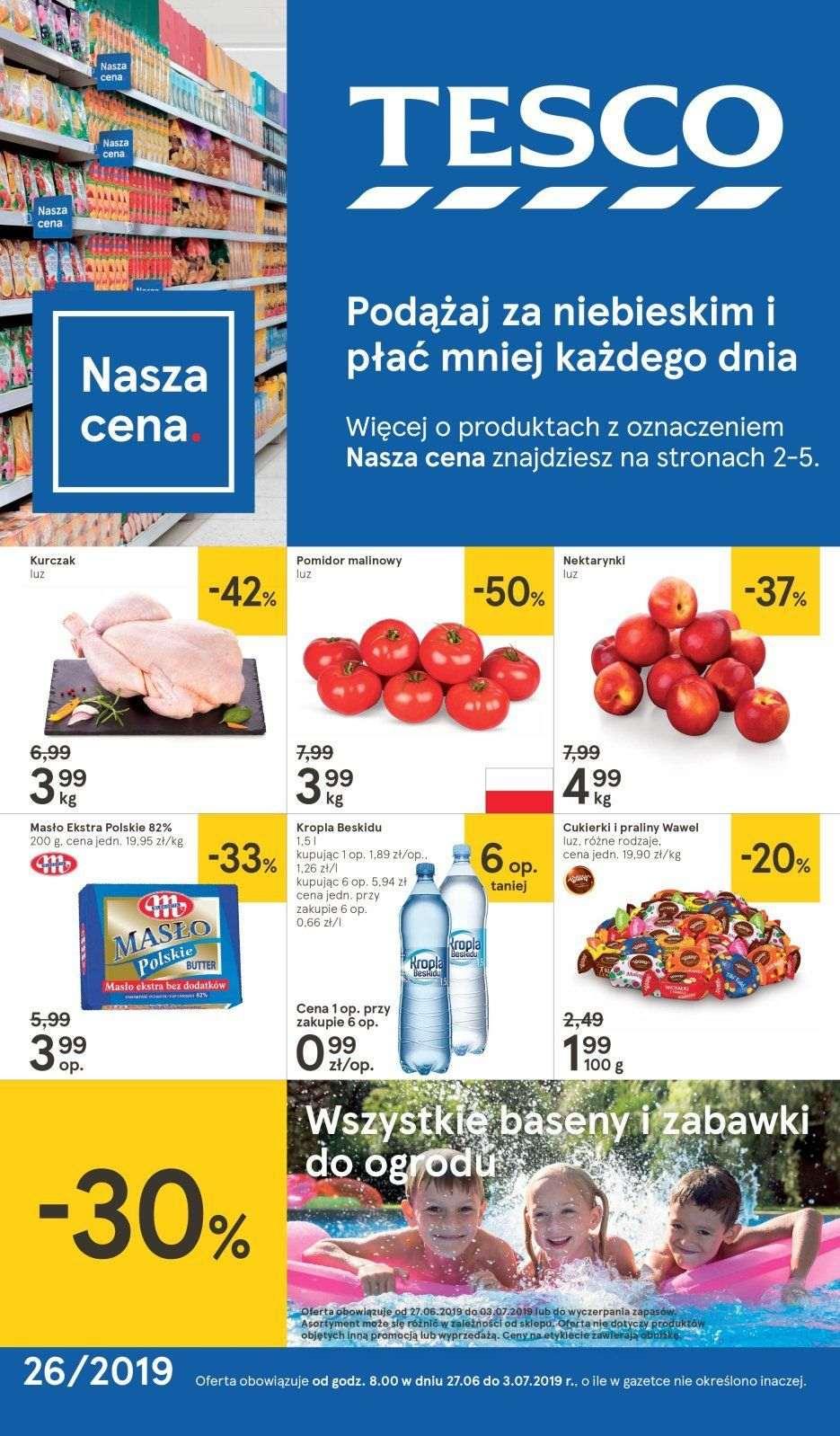 Gazetka promocyjna Tesco str. 1