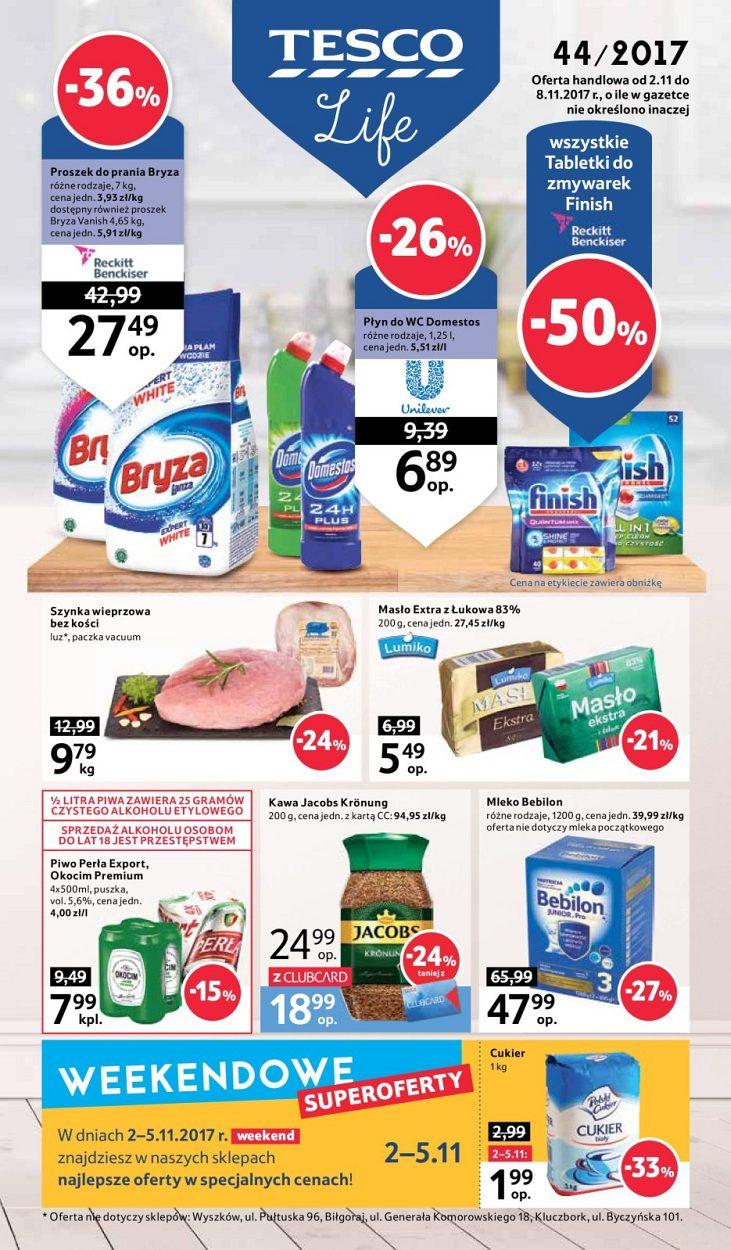 Gazetka promocyjna Tesco str. 1