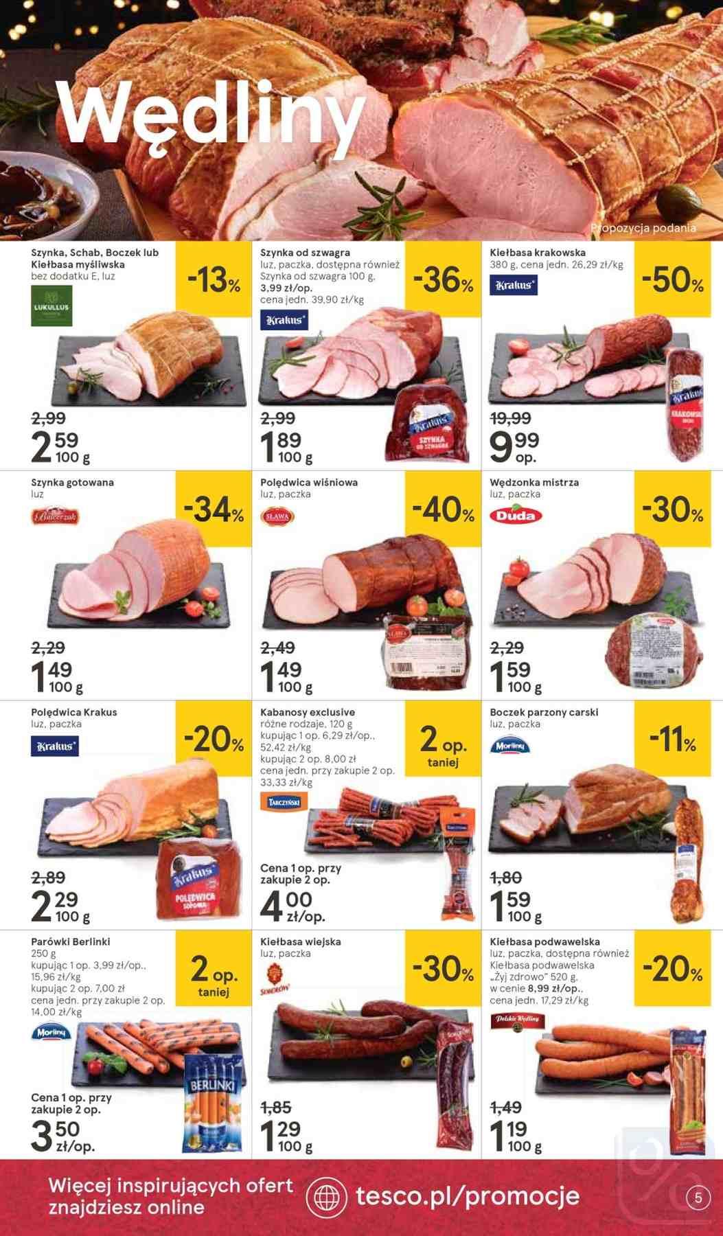 Gazetka promocyjna Tesco str. 5