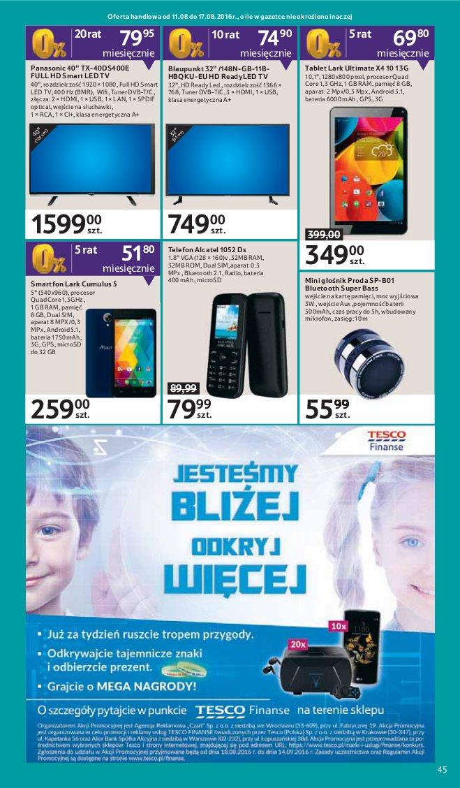Gazetka promocyjna Tesco str. 45