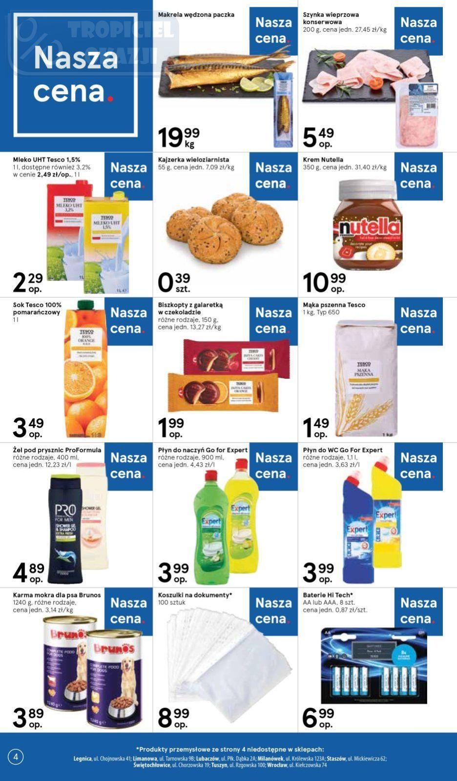 Gazetka promocyjna Tesco str. 4