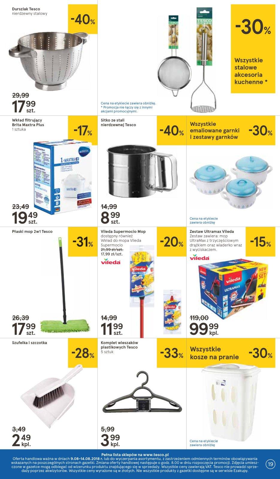 Gazetka promocyjna Tesco str. 19
