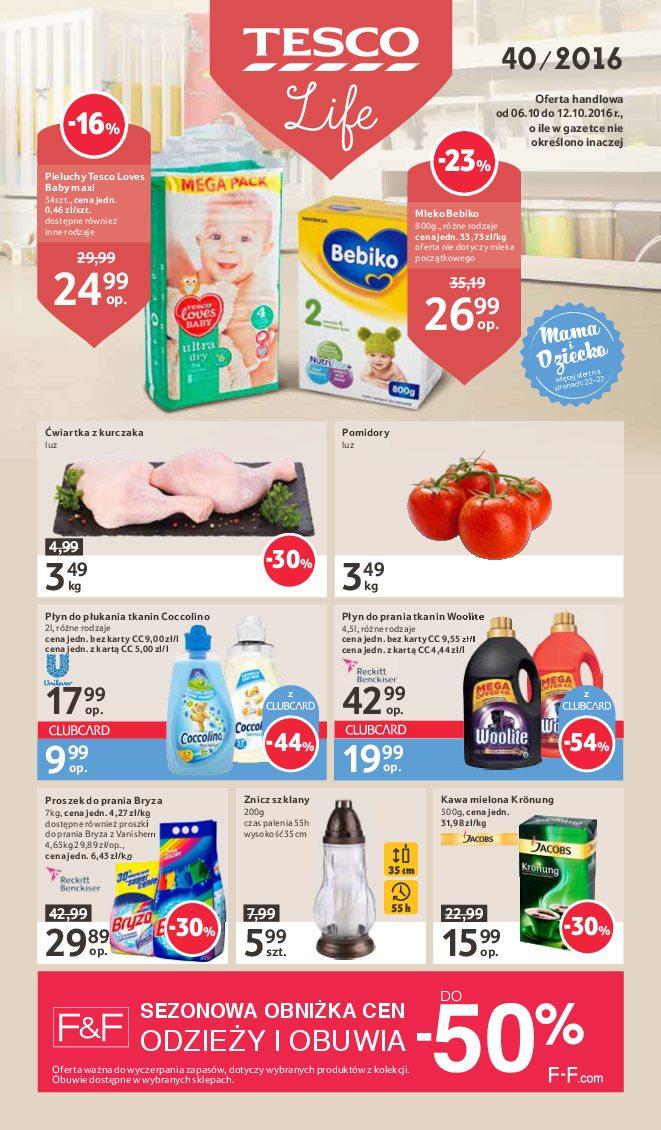 Gazetka promocyjna Tesco str. 1