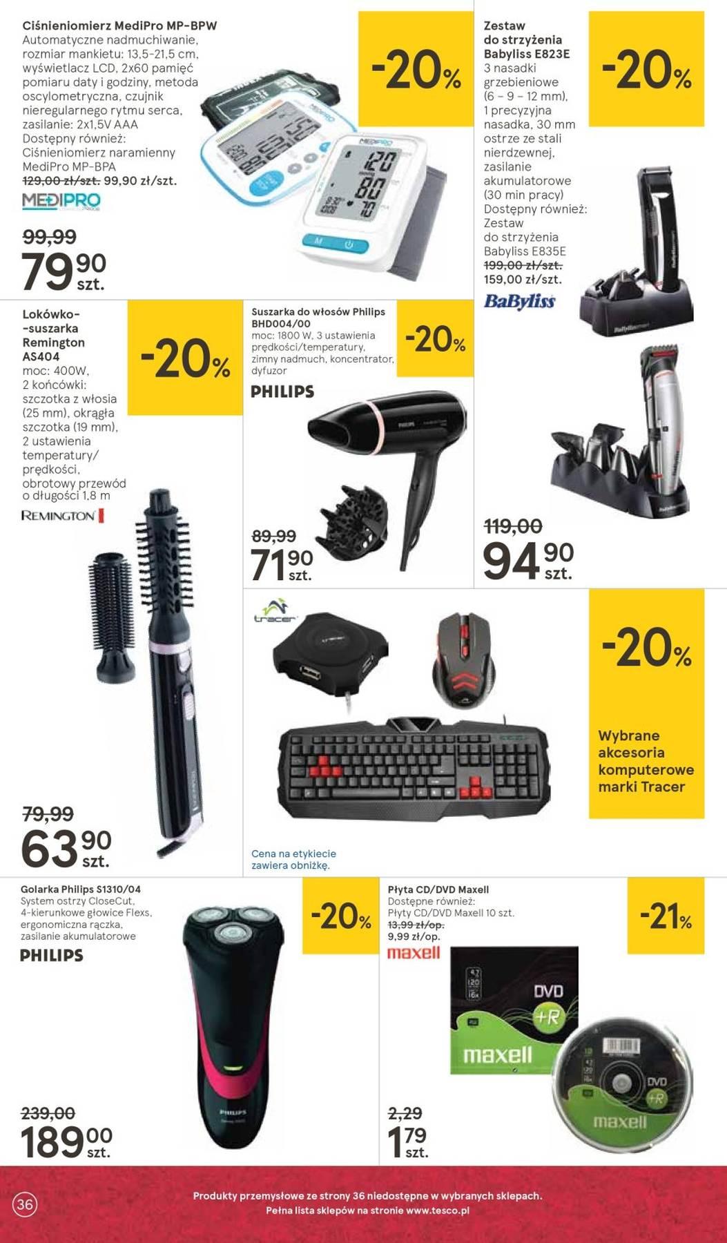 Gazetka promocyjna Tesco str. 36