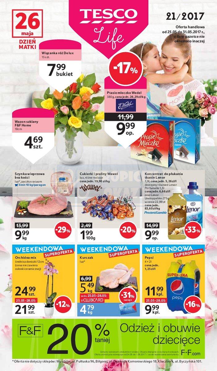 Gazetka promocyjna Tesco str. 1