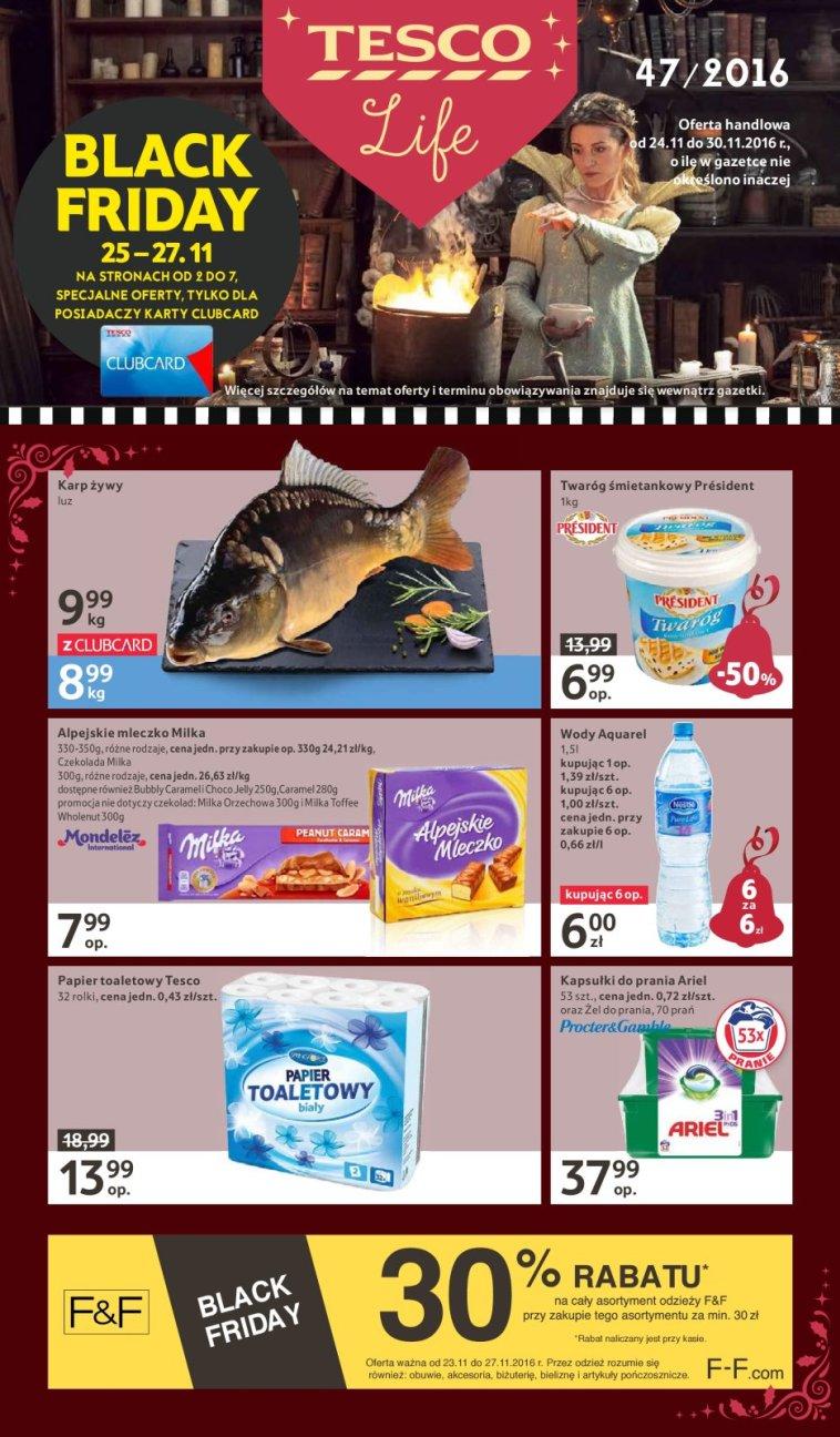 Gazetka promocyjna Tesco str. 1