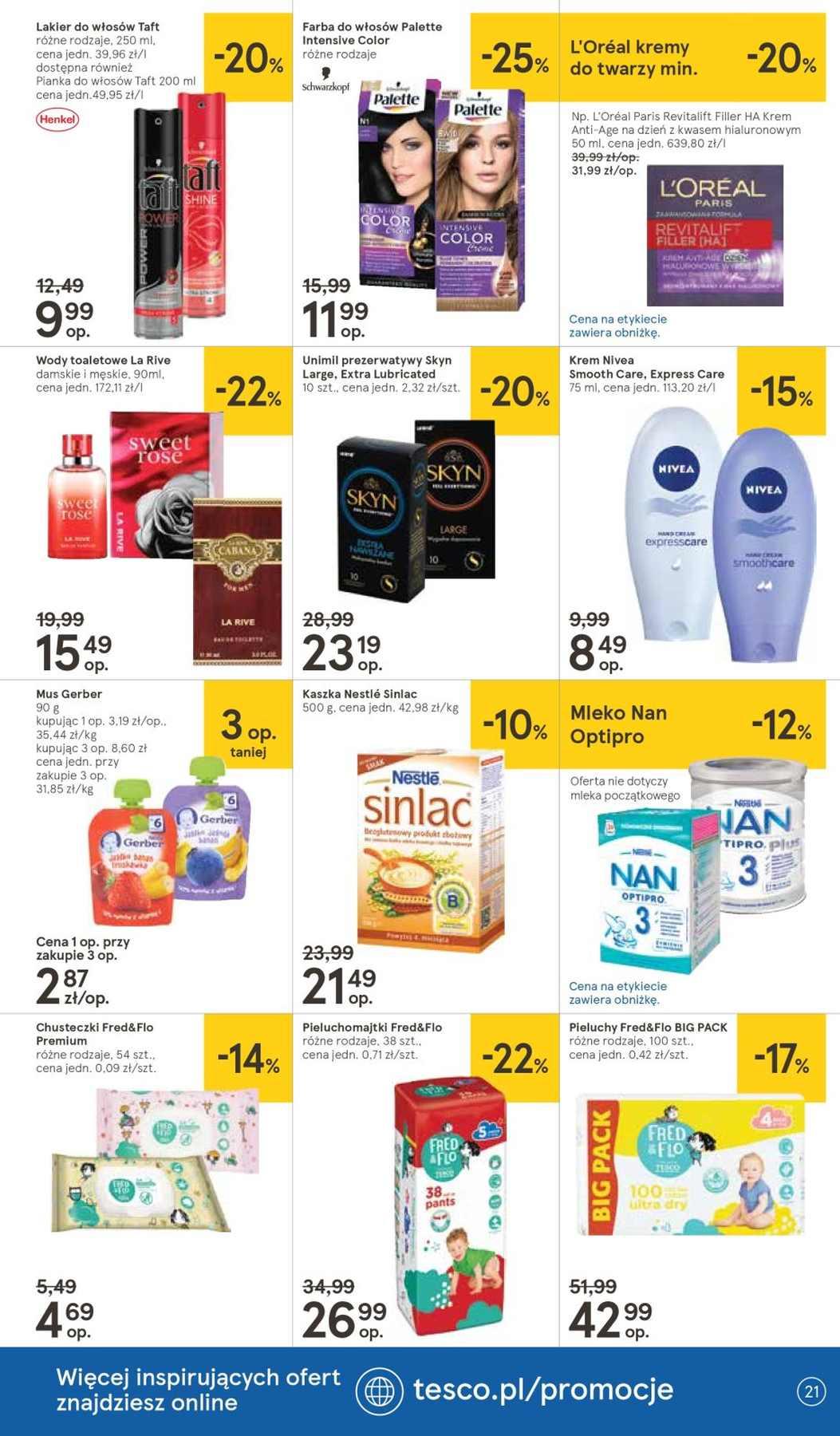 Gazetka promocyjna Tesco str. 21