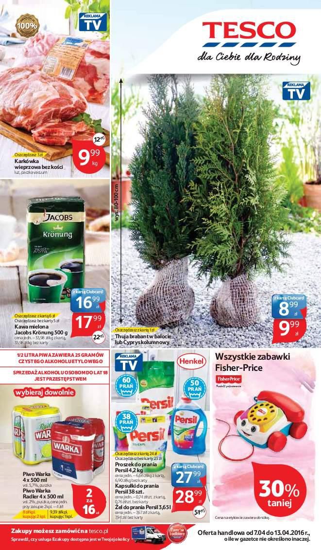 Gazetka promocyjna Tesco str. 1