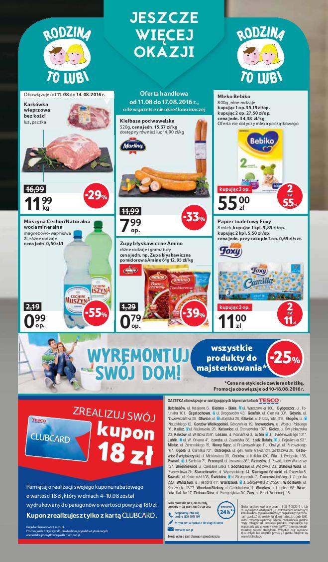Gazetka promocyjna Tesco str. 48