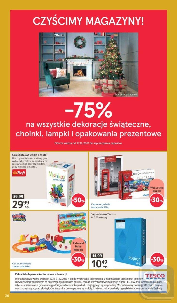 Gazetka promocyjna Tesco str. 26
