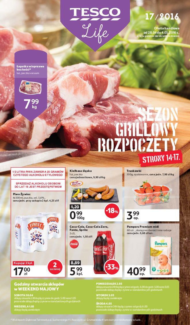 Gazetka promocyjna Tesco str. 1