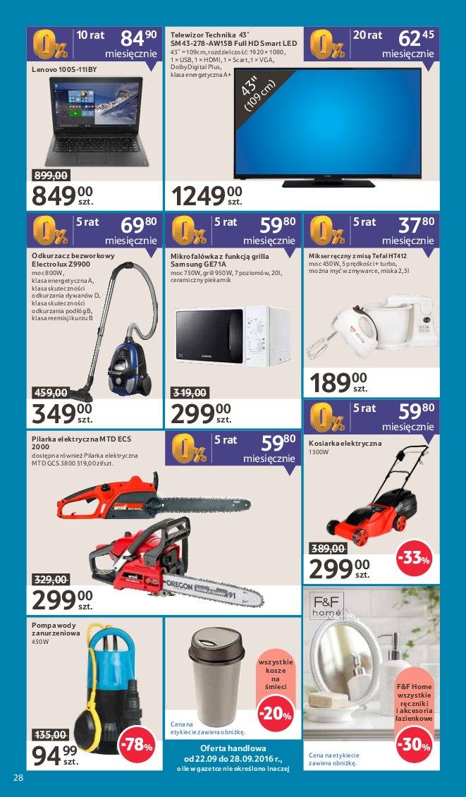 Gazetka promocyjna Tesco str. 28