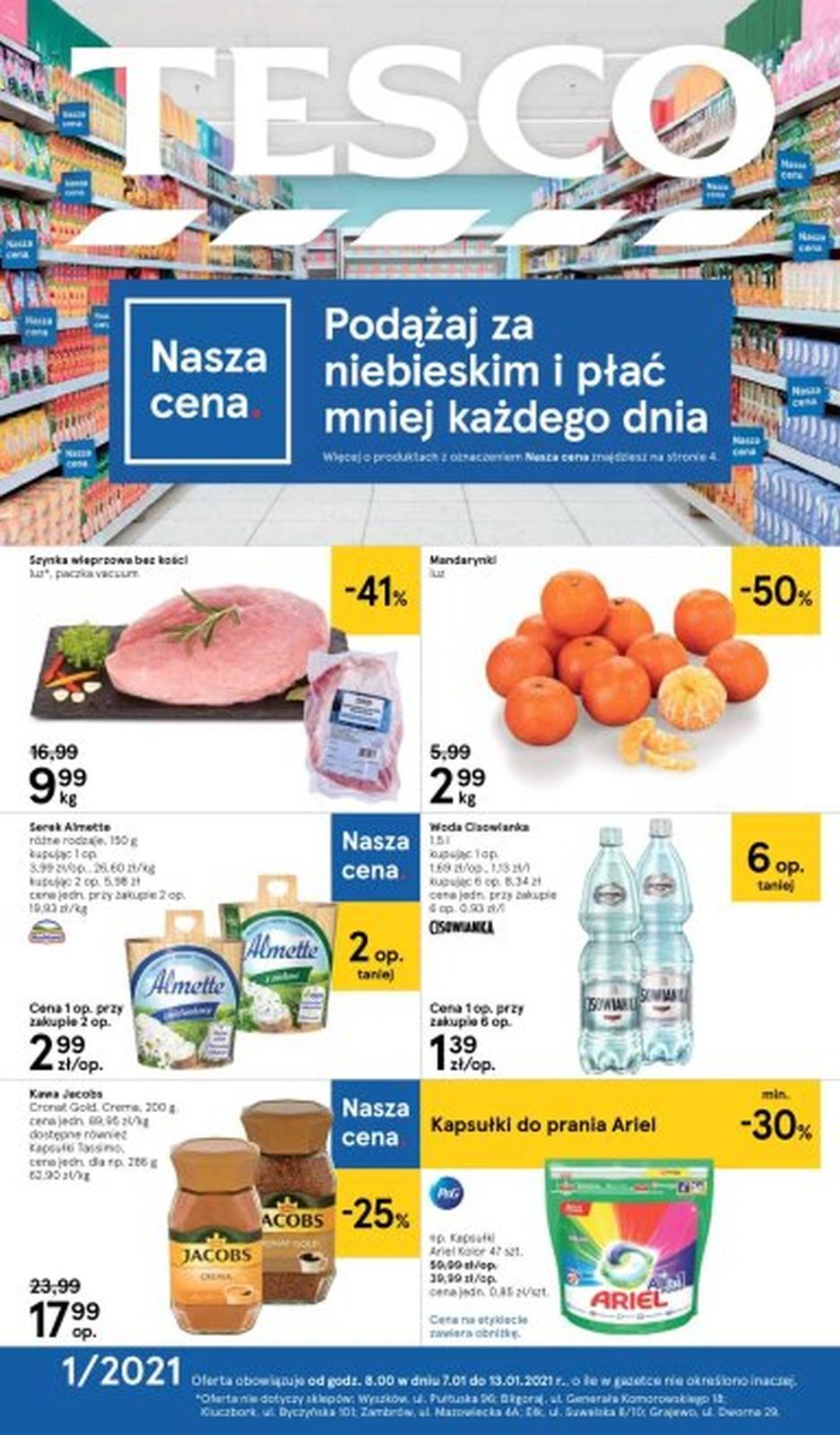 Gazetka promocyjna Tesco str. 1