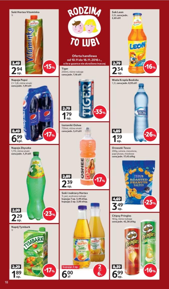 Gazetka promocyjna Tesco str. 18