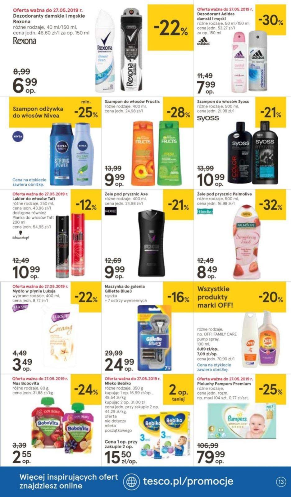 Gazetka promocyjna Tesco str. 13