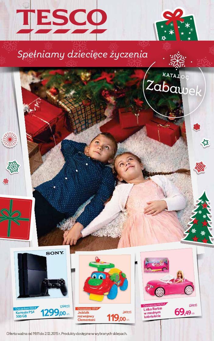 Gazetka promocyjna Tesco str. 1