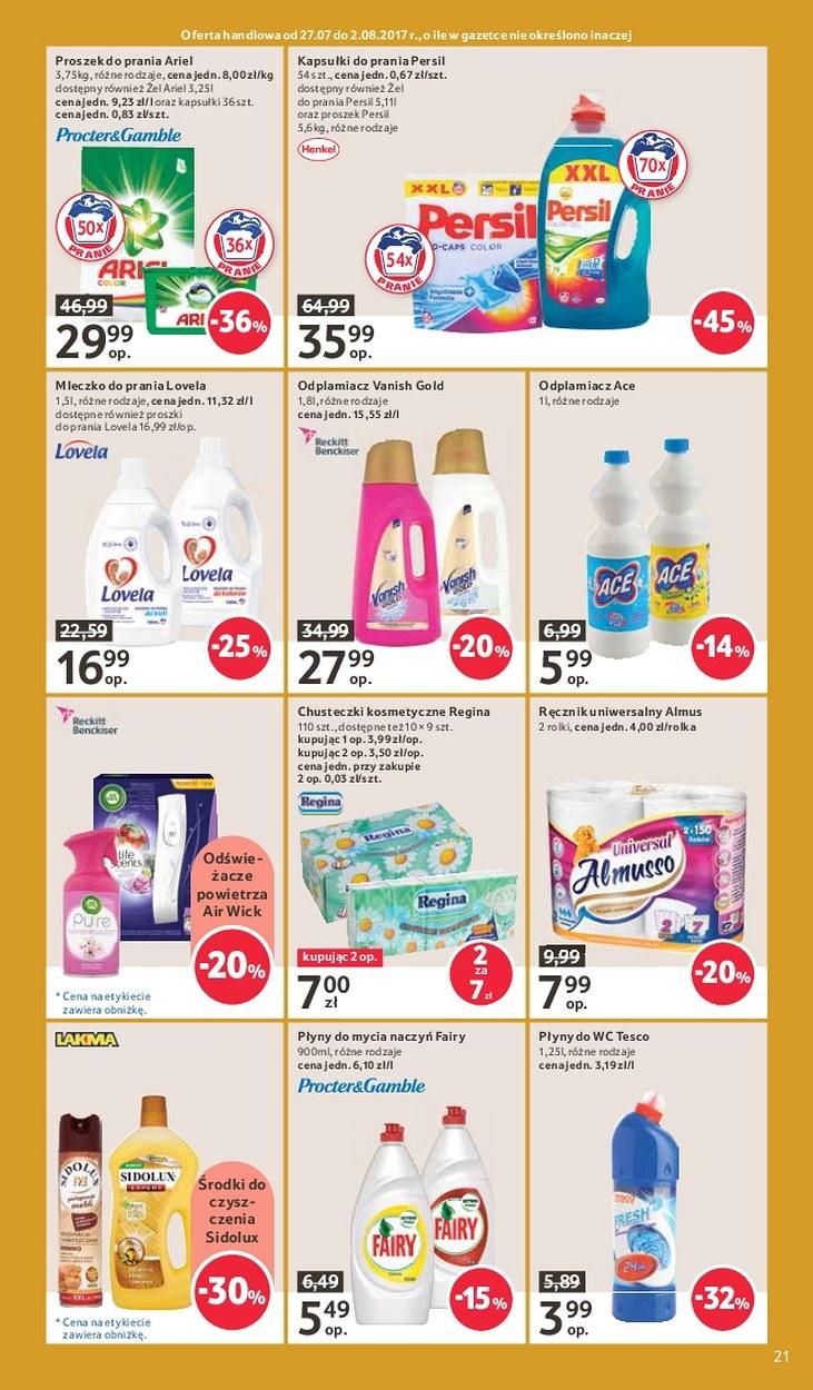 Gazetka promocyjna Tesco str. 21