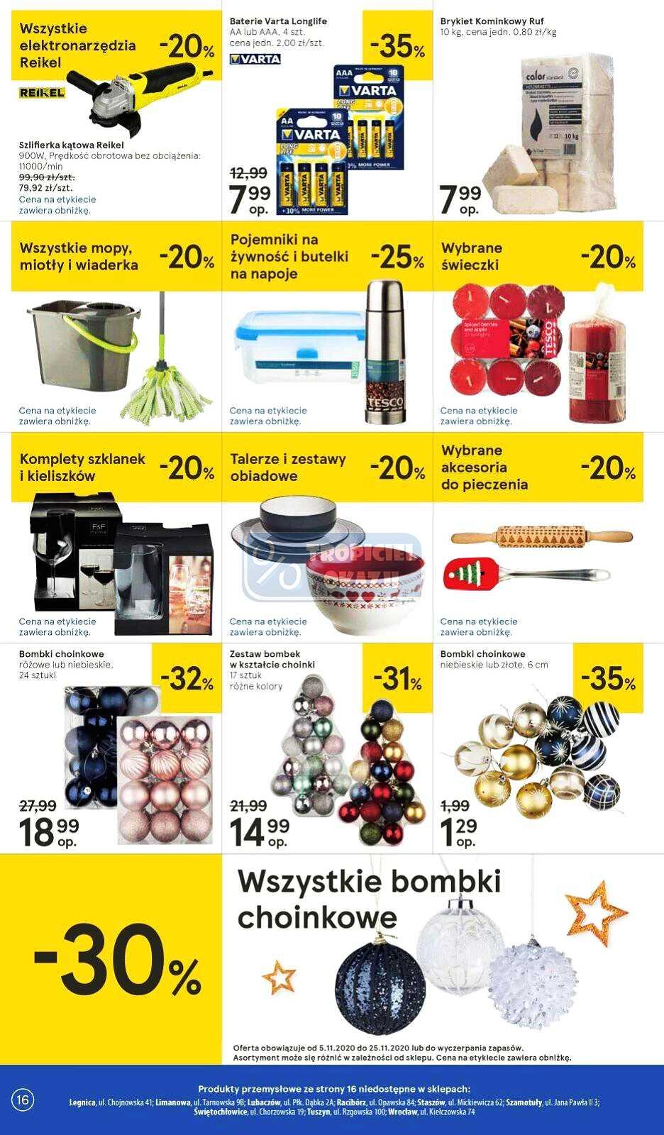 Gazetka promocyjna Tesco str. 16