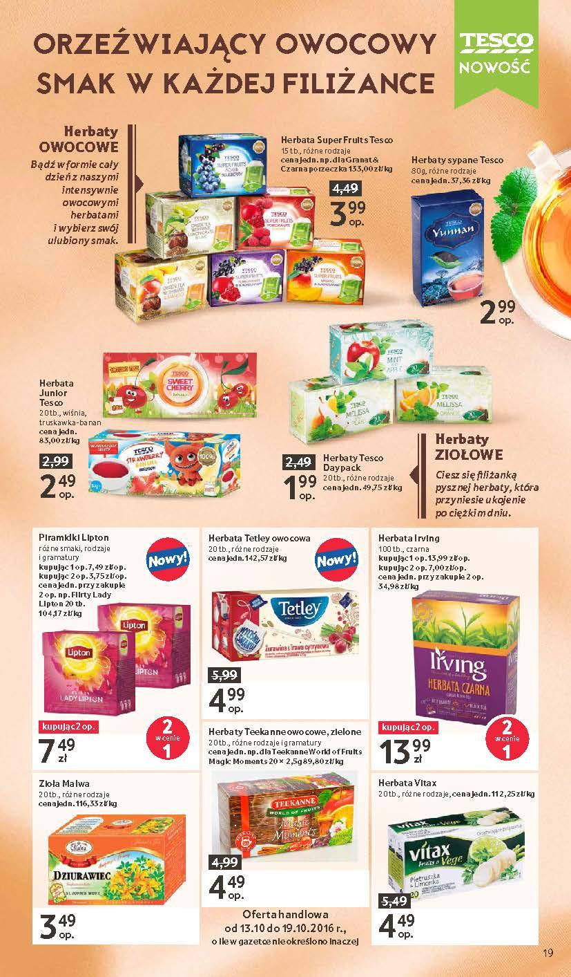 Gazetka promocyjna Tesco str. 19
