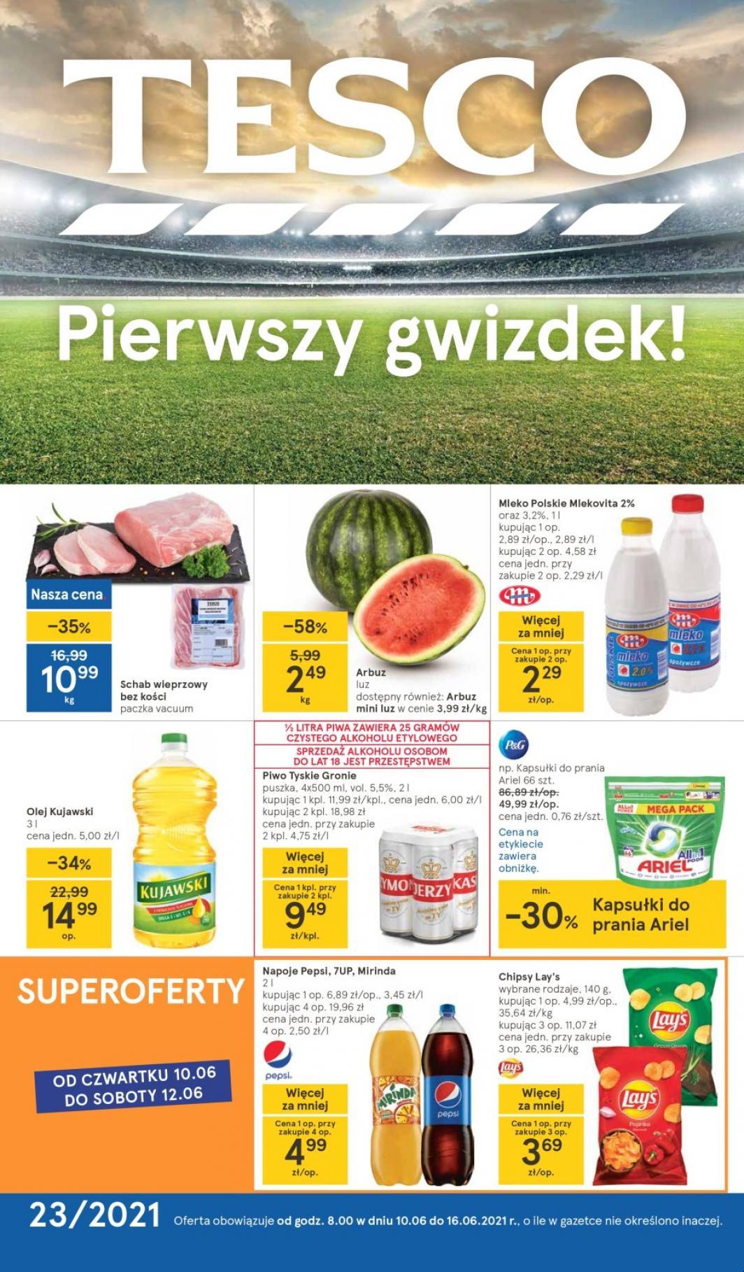 Gazetka promocyjna Tesco str. 1