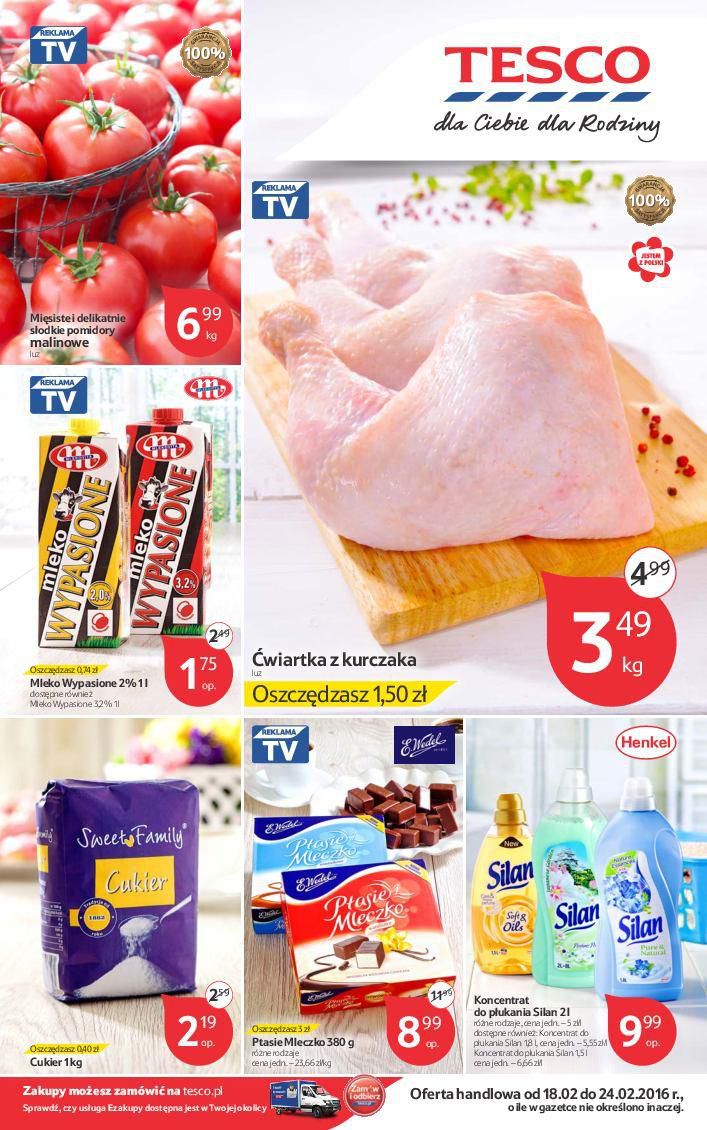 Gazetka promocyjna Tesco str. 1
