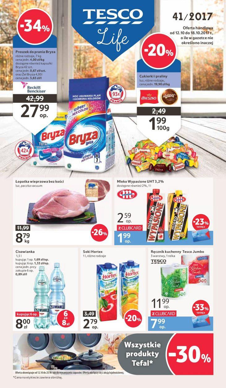 Gazetka promocyjna Tesco str. 1
