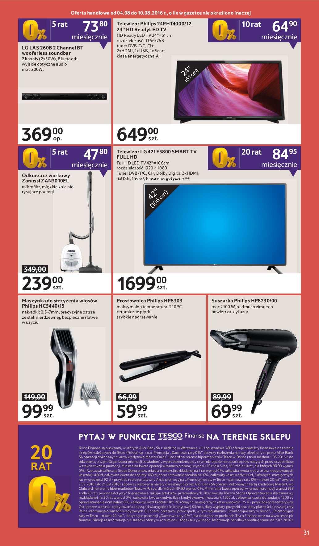 Gazetka promocyjna Tesco str. 31