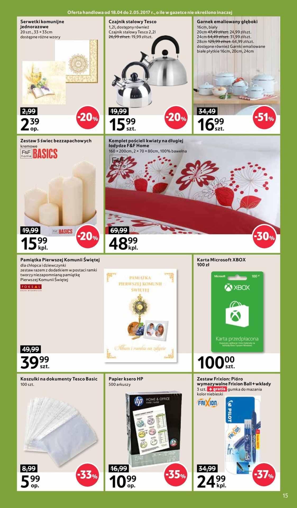 Gazetka promocyjna Tesco str. 15