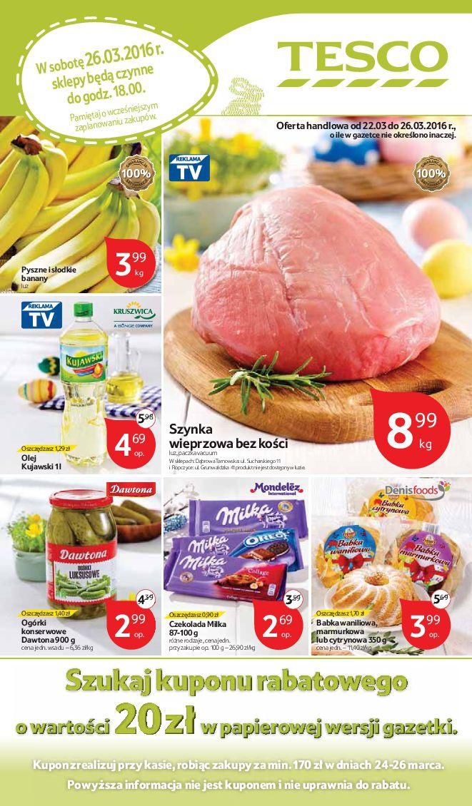 Gazetka promocyjna Tesco str. 1
