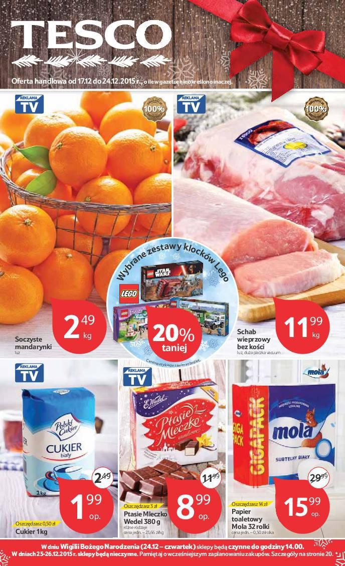 Gazetka promocyjna Tesco str. 1