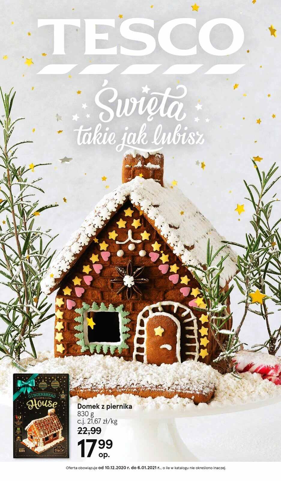 Gazetka promocyjna Tesco str. 1