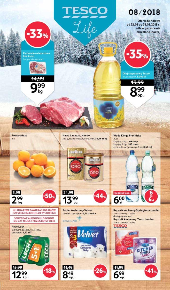 Gazetka promocyjna Tesco str. 1