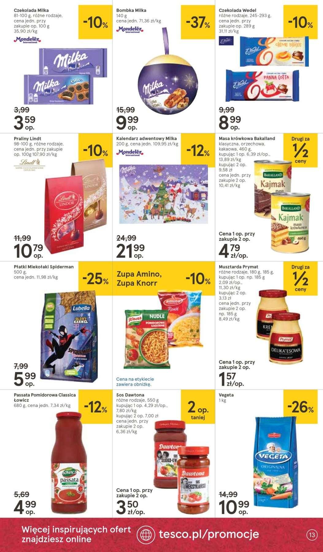 Gazetka promocyjna Tesco str. 13