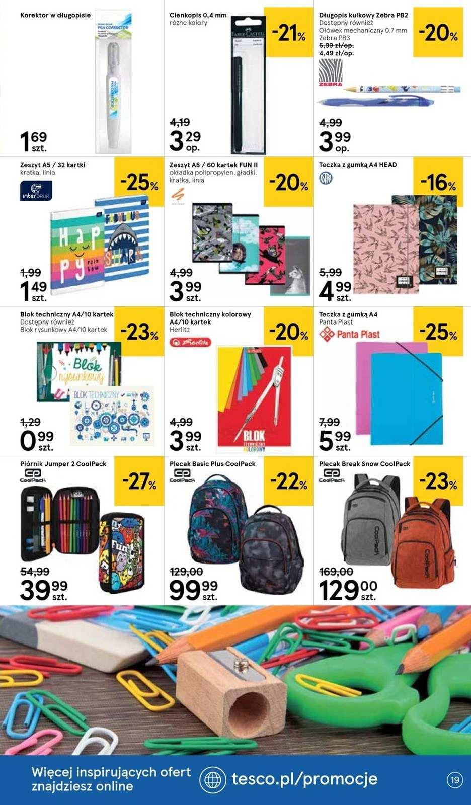 Gazetka promocyjna Tesco str. 19
