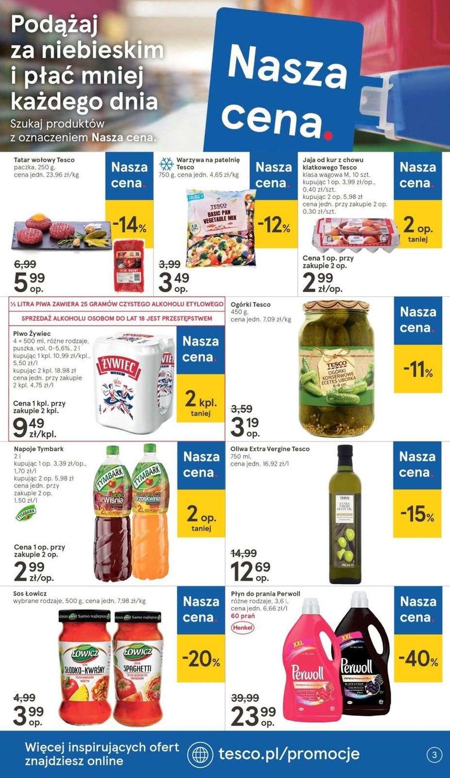 Gazetka promocyjna Tesco str. 3