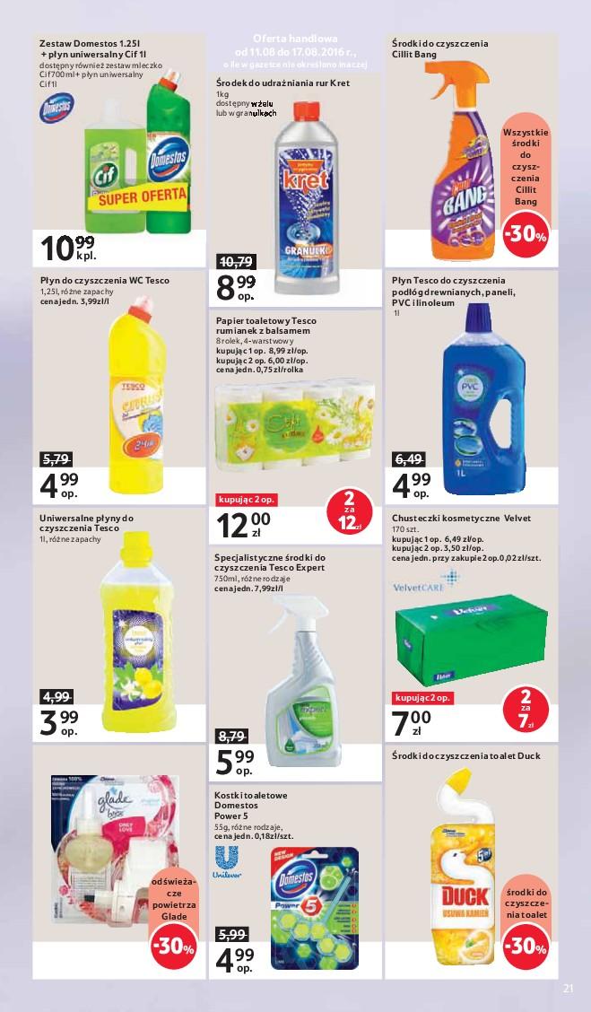 Gazetka promocyjna Tesco str. 21