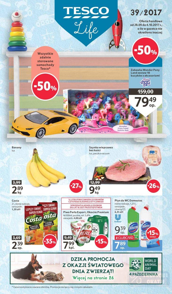 Gazetka promocyjna Tesco str. 1