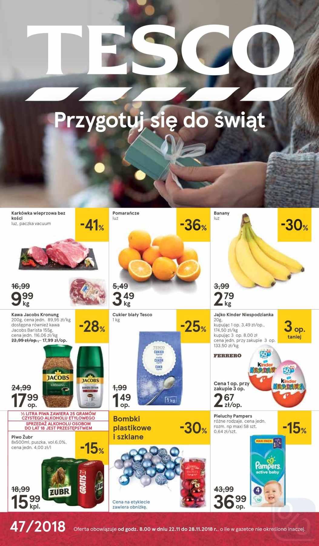 Gazetka promocyjna Tesco str. 1