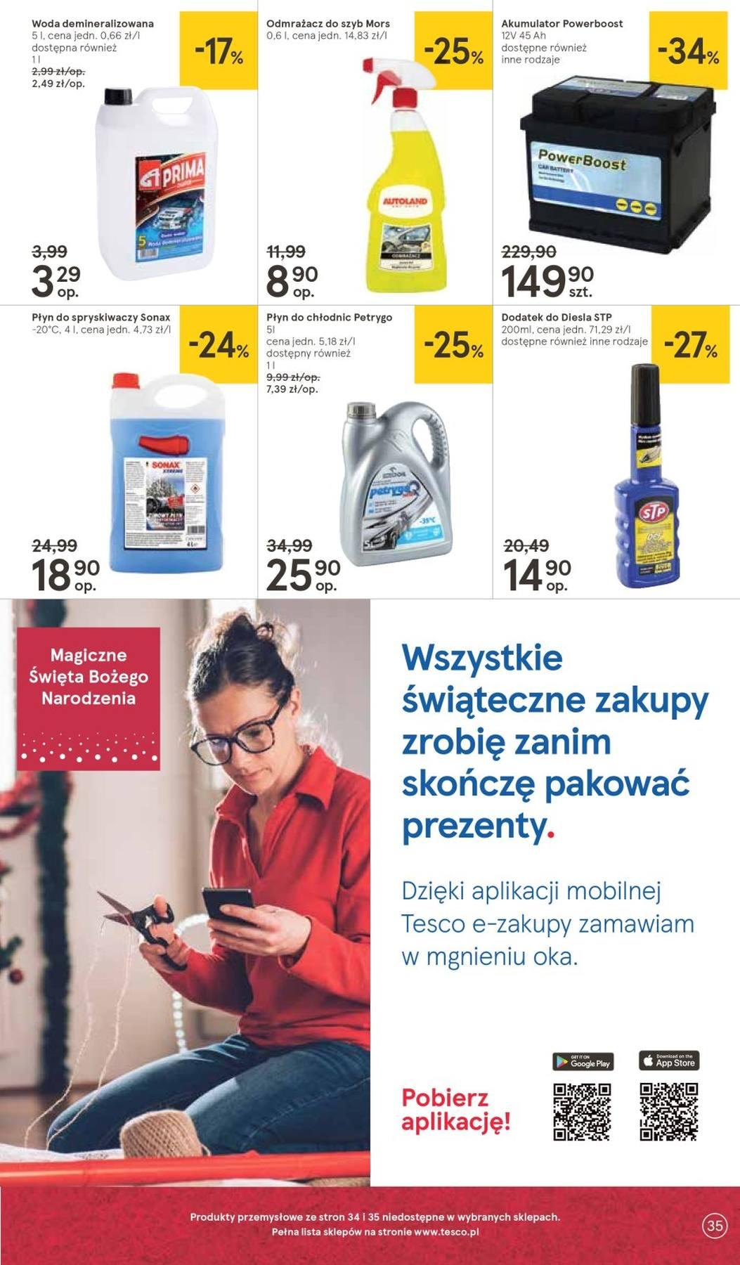 Gazetka promocyjna Tesco str. 35