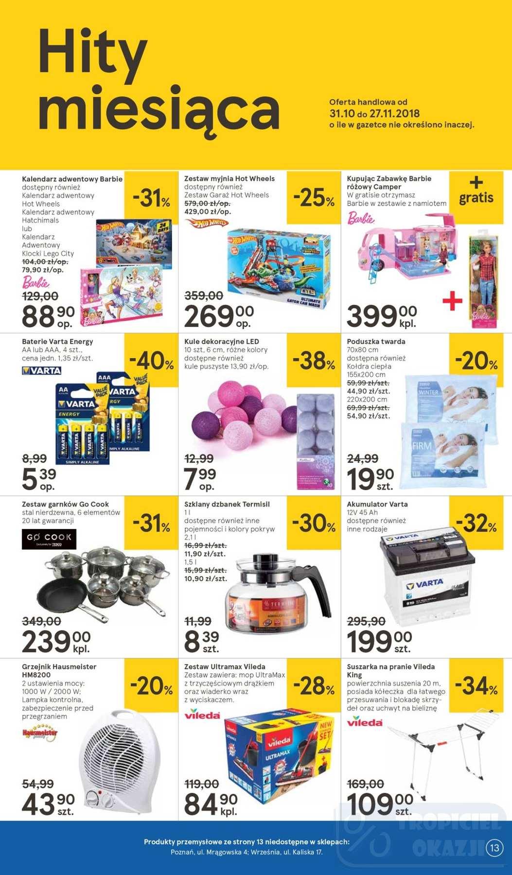 Gazetka promocyjna Tesco str. 13