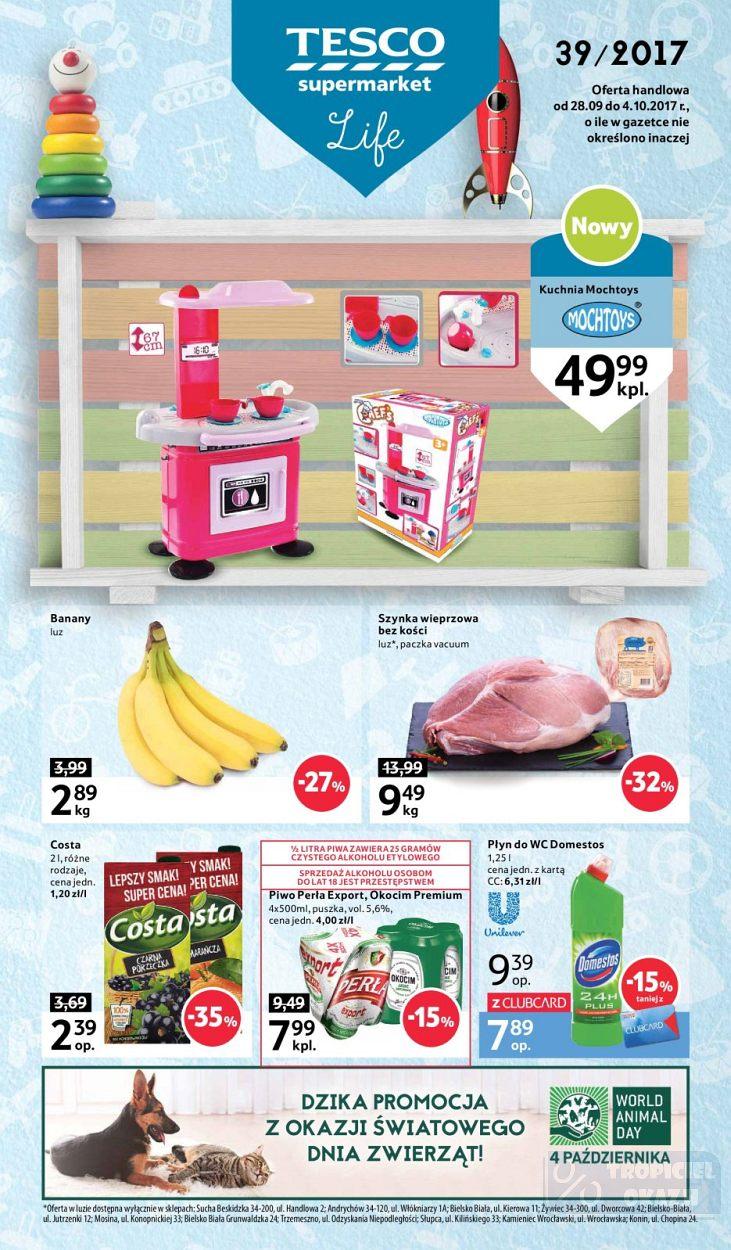 Gazetka promocyjna Tesco str. 1