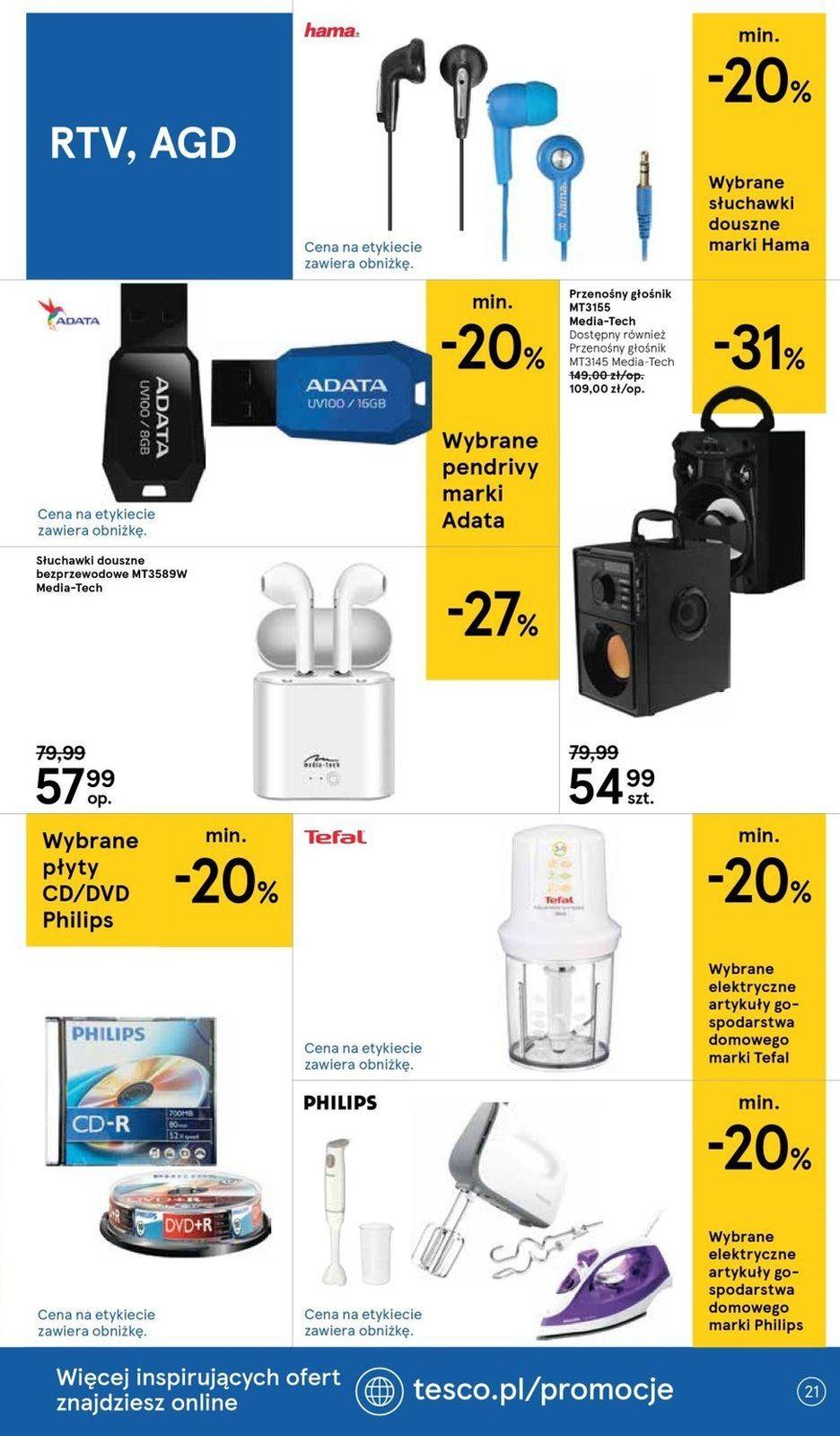 Gazetka promocyjna Tesco str. 21