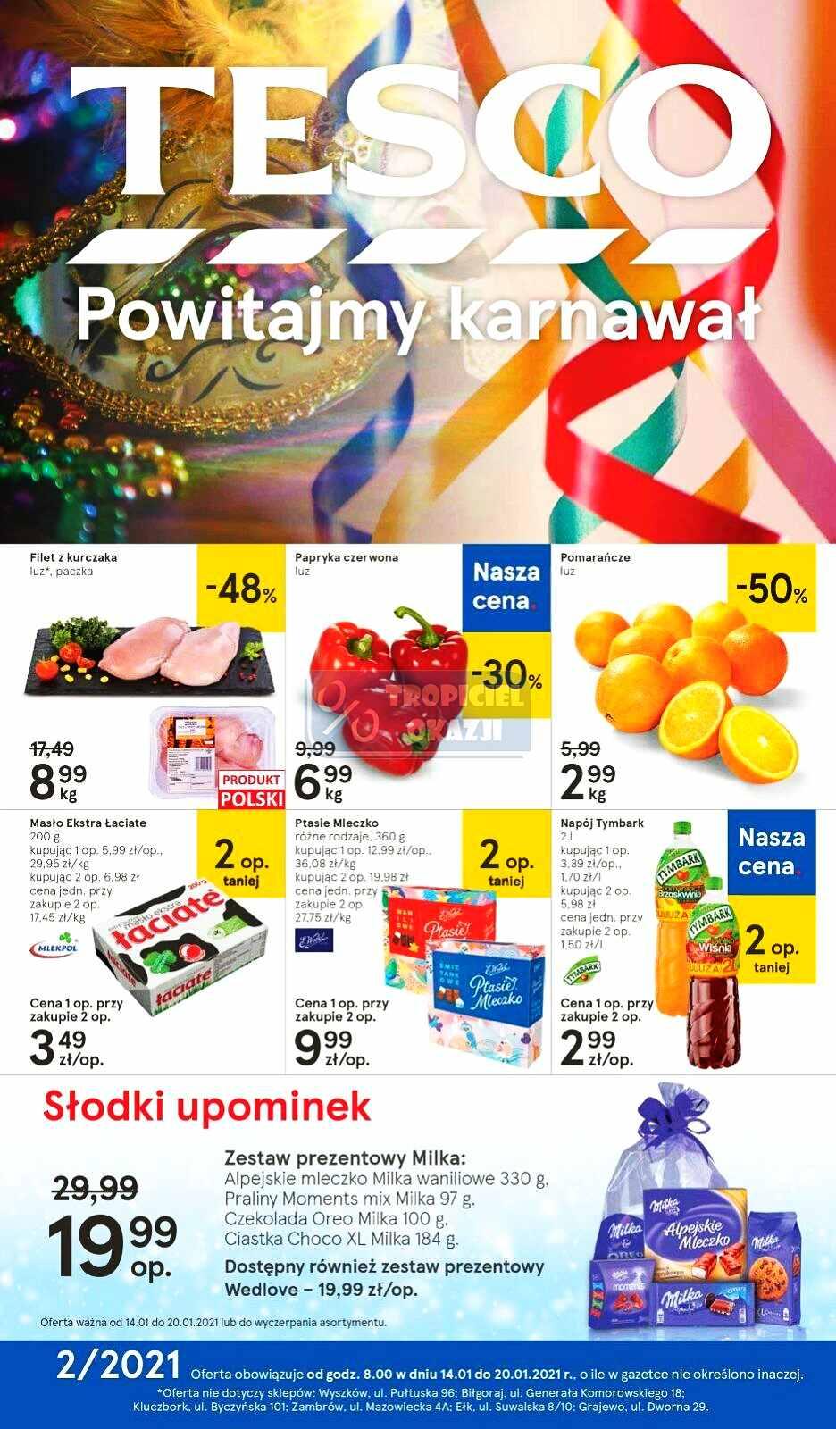Gazetka promocyjna Tesco str. 1
