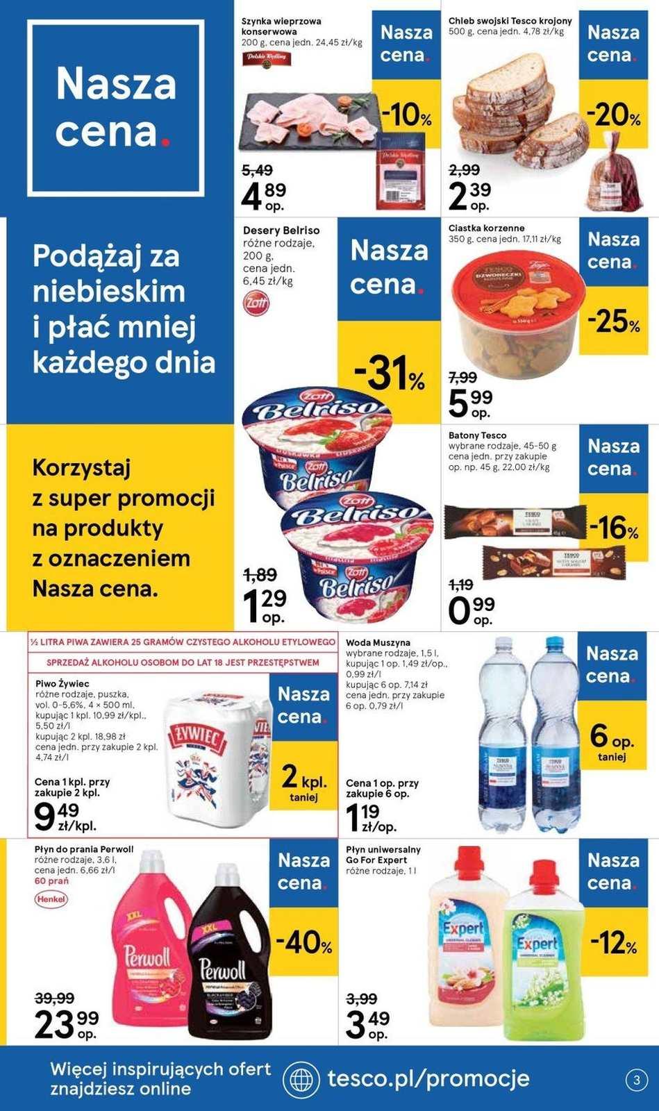 Gazetka promocyjna Tesco str. 3