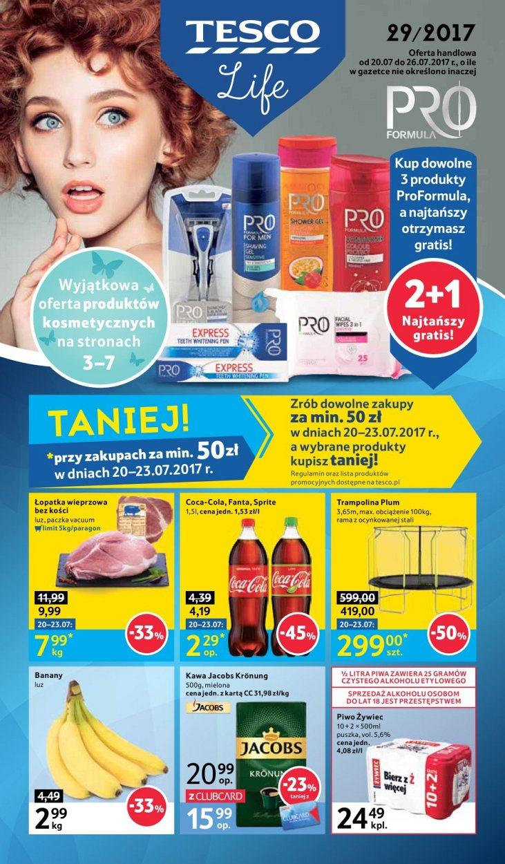Gazetka promocyjna Tesco str. 1