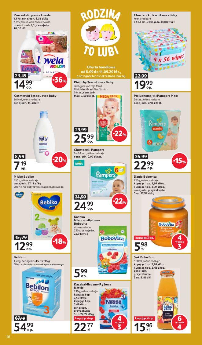 Gazetka promocyjna Tesco str. 16