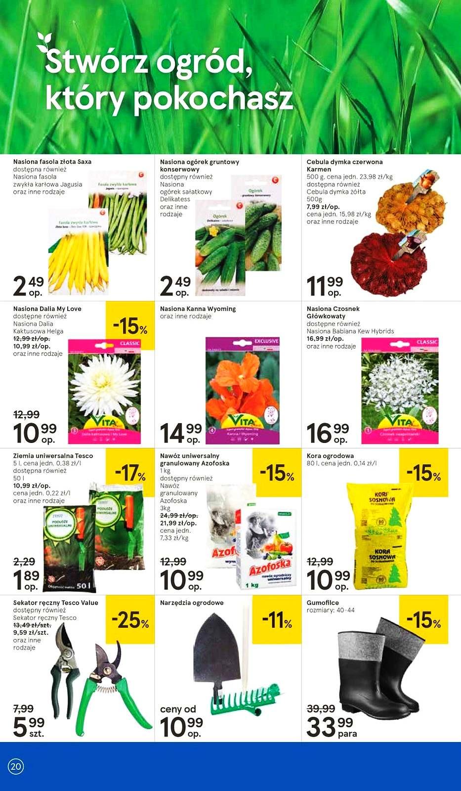Gazetka promocyjna Tesco str. 20