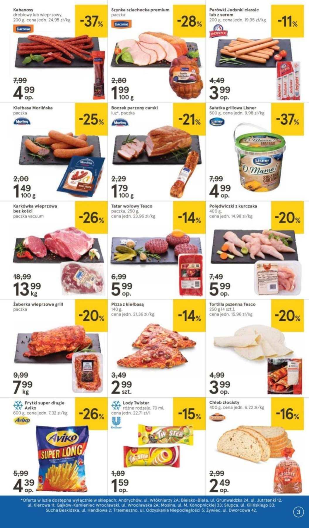 Gazetka promocyjna Tesco str. 3