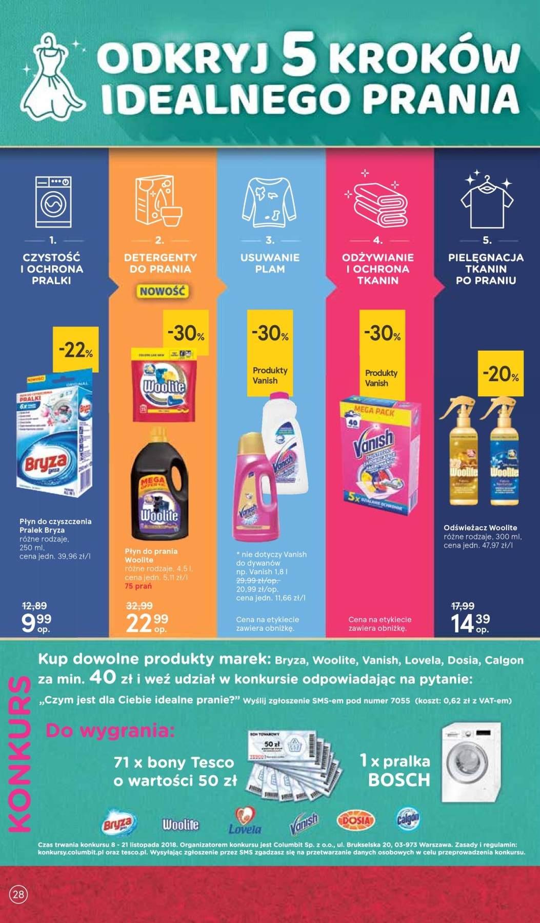 Gazetka promocyjna Tesco str. 28