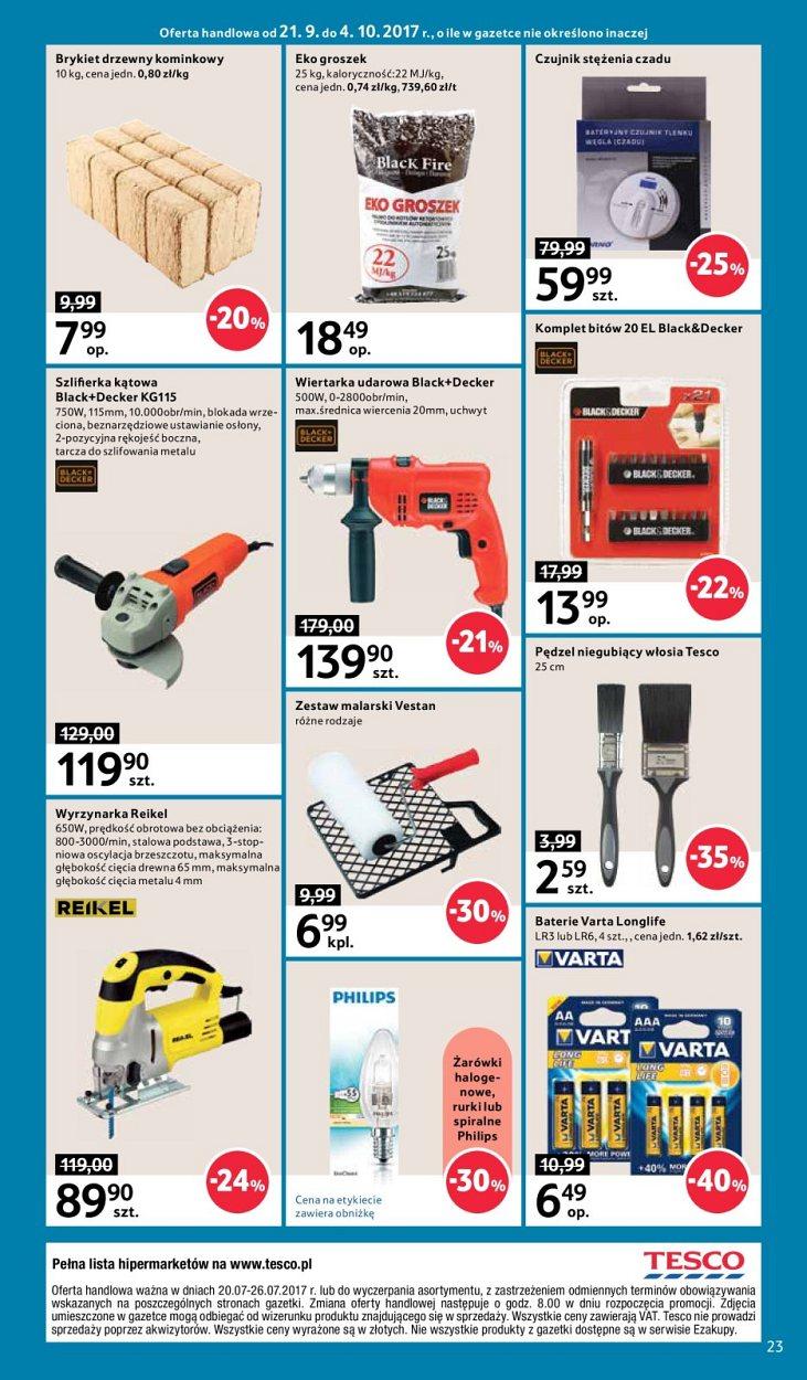 Gazetka promocyjna Tesco str. 23
